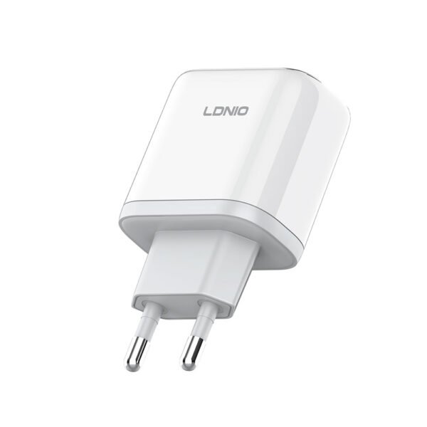 Cargador de Carga Súper Rápida LDNIO Q1415 GaN 45W USB-C con Cable